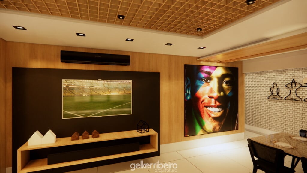 Sala - Projeto painel de TV